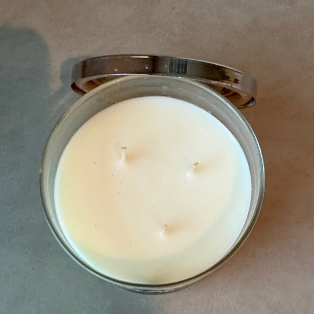 Bath & Body Works Caramel Pumpkin Swirl Candle - Cream and Black